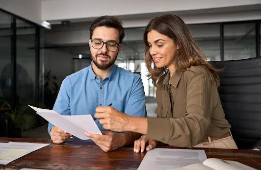 signing a paper | hoa meeting etiquette