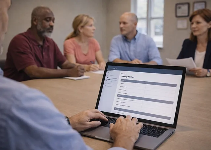 Meeting minutes software