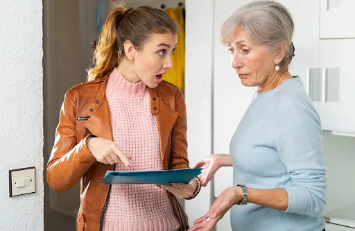 explaining to old woman | can hoa evict you