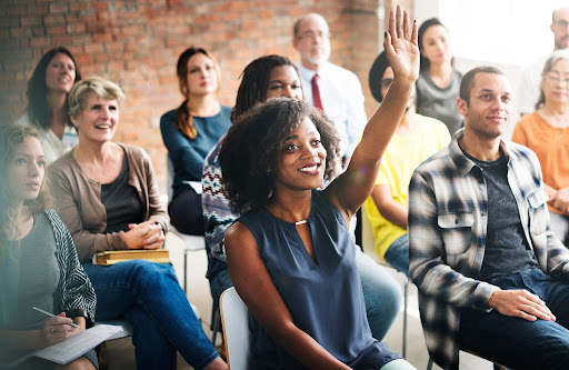 asking a question | hoa meeting etiquette